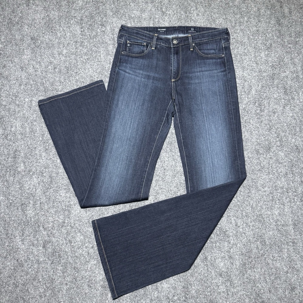 AG Adriano Goldschmied Angel Bootcut Jeans Women 26R Blue Dark Wash Fit 28x30